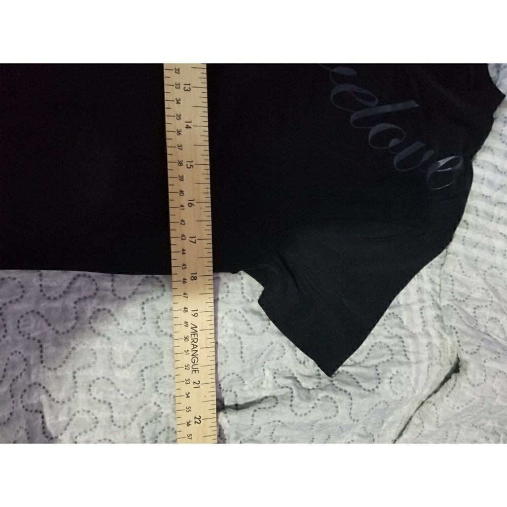 Norma Kamali "love" tshirt Black Size XXL - Picture 4 of 5